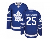 Youth Reebok Toronto Maple Leafs #25 James Van Riemsdyk Authentic Royal Blue Home NHL Jersey
