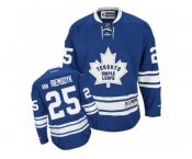Youth Reebok Toronto Maple Leafs #25 James Van Riemsdyk Authentic Royal Blue New Third NHL Jersey
