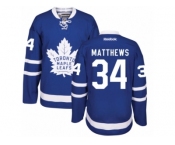 Youth Reebok Toronto Maple Leafs #34 Auston Matthews Authentic Royal Blue Home NHL Jersey