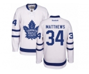 Youth Reebok Toronto Maple Leafs #34 Auston Matthews Authentic White Away NHL Jersey