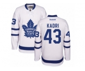 Youth Reebok Toronto Maple Leafs #43 Nazem Kadri Authentic White Away NHL Jerseys