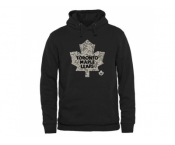 Men's Toronto Maple Leafs Black Rink Warrior Pullover Hoodie