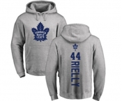 NHL Adidas Toronto Maple Leafs #44 Morgan Rielly Ash Backer Pullover Hoodie
