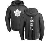 NHL Adidas Toronto Maple Leafs #44 Morgan Rielly Charcoal One Color Backer Pullover Hoodie