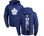 NHL Adidas Toronto Maple Leafs #44 Morgan Rielly Royal Blue Backer Pullover Hoodie
