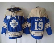 nhl jerseys toronto maple leafs #19 lupul lt.blue-cream[pullover hooded sweatshirt][patch A]