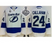 youth nhl jerseys tampa bay lightning #24 callahan white[2015 stanley cup]