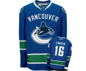 nhl jerseys vancouver canucks #16 linden blue