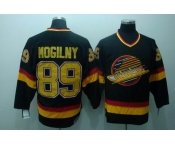 nhl vancouver canucks #89 mogilny black ccm