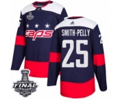 Men's Adidas Washington Capitals #25 Devante Smith-Pelly Authentic Navy Blue 2018 Stadium Series 2018 Stanley Cup Final NHL Jersey Men's Adidas Washington Capitals #25 Devante Smith-Pelly Authentic Navy Blue 2018 Stadium Series 2018 Stanley Cup Final NHL Jersey