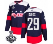 Men's Adidas Washington Capitals #29 Christian Djoos Authentic Navy Blue 2018 Stadium Series 2018 Stanley Cup Final NHL Jersey Men's Adidas Washington Capitals #29 Christian Djoos Authentic Navy Blue 2018 Stadium Series 2018 Stanley Cup Final NHL Jersey