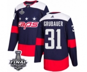 Men's Adidas Washington Capitals #31 Philipp Grubauer Authentic Navy Blue 2018 Stadium Series 2018 Stanley Cup Final NHL Jersey Men's Adidas Washington Capitals #31 Philipp Grubauer Authentic Navy Blue 2018 Stadium Series 2018 Stanley Cup Final NHL Jersey