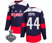 Men's Adidas Washington Capitals #44 Brooks Orpik Authentic Navy Blue 2018 Stadium Series 2018 Stanley Cup Final NHL Jersey