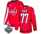 Men's Adidas Washington Capitals #77 T.J. Oshie Authentic Red Home 2018 Stanley Cup Final NHL Jersey Men's Adidas Washington Capitals #77 T.J. Oshie Authentic Red Home 2018 Stanley Cup Final NHL Jersey