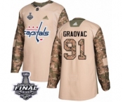 Men's Adidas Washington Capitals #91 Tyler Graovac Authentic Camo Veterans Day Practice 2018 Stanley Cup Final NHL Jersey Men's Adidas Washington Capitals #91 Tyler Graovac Authentic Camo Veterans Day Practice 2018 Stanley Cup Final NHL Jersey
