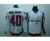 nhl washington capital #40 varlamov white