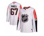 Men Adidas Anaheim Ducks #67 Rickard Rakell White 2018 All-Star Pacific Division Authentic Stitched NHL Jersey