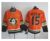 nhl jerseys anaheim ducks #15 getzlaf orange[m&n][patch C]