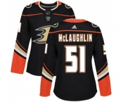 Women Anaheim Ducks #51 Blake McLaughlin Authentic Black Home Hockey Jersey