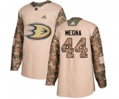 Youth Anaheim Ducks #44 Jaycob Megna Authentic Camo Veterans Day Practice Hockey Jersey
