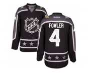 Youth Reebok Anaheim Ducks #4 Cam Fowler Authentic Black Pacific Division 2017 All-Star NHL Jersey