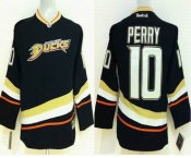 youth nhl jerseys anaheim ducks #10 perry black