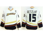 youth nhl jerseys anaheim ducks #15 getzlaf white[2014 new][patch C]