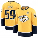 Men's Nashville Predators #59 Roman Josi Gold 2024-25 Home Stitched Hockey Jersey