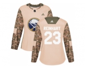 Women Adidas Buffalo Sabres #23 Sam Reinhart Camo Authentic 2017 Veterans Day Stitched NHL Jersey