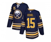 Youth Adidas Buffalo Sabres #15 Jack Eichel Navy Blue Home Authentic Stitched NHL Jersey