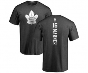 NHL Adidas Toronto Maple Leafs #16 Mitchell Marner Charcoal One Color Backer T-Shirt
