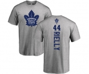 NHL Adidas Toronto Maple Leafs #44 Morgan Rielly Ash Backer T-Shirt