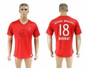 Bayern Munchen #18 Bernat Marine Environmental Protection Home Soccer Club Jersey