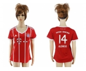 Women's Bayern Munchen #14 Alonso Home Soccer Club Jersey