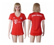 Women's Bayern Munchen Blank Home Soccer Club Jerseys