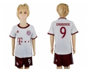 Bayern Munchen #9 Lewandowski SEC Away Kid Soccer Club Jersey