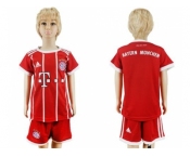 Bayern Munchen Blank Home Kid Soccer Club Jersey