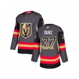 Adidas Vegas Golden Knights #37 Reid Duke Authentic Black Drift Fashion NHL Jersey