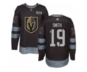Men Adidas Vegas Golden Knights #19 Reilly Smith Black 1917-2017 100th Anniversary Stitched NHL Jersey