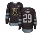 Men Adidas Vegas Golden Knights #29 Marc-Andre Fleury Black 1917-2017 100th Anniversary Stitched NHL Jersey