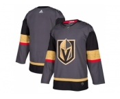 Men Adidas Vegas Golden Knights Blank Grey Home Authentic Stitched NHL Jersey