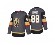 Men's Vegas Golden Knights #88 Nate Schmidt Steel Grey 2017-2018 Season Jersey