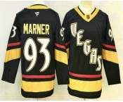 Men's Vegas Golden Knights #93 Mitch Marner Black Reverse Retro Authentic Jersey Men's Vegas Golden Knights #93 Mitch Marner Black Reverse Retro Authentic Jersey