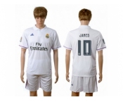 Real Madrid #10 James White Home Soccer Club Jersey5