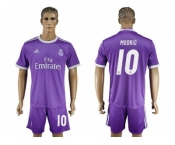 Real Madrid #10 Modric Away Soccer Club Jersey