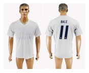Real Madrid #11 Bale Marine Environmental Protection Home Soccer Club Jersey