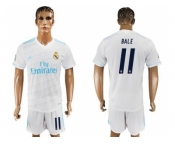 Real Madrid #11 Bale White Home Soccer Club Jersey 2