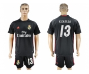 Real Madrid #13 K.Casilla Black Goalkeeper Soccer Club Jersey