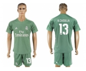 Real Madrid #13 K.Casilla Green Goalkeeper Soccer Club Jersey