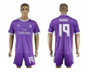 Real Madrid #19 Modric Away Soccer Club Jersey6